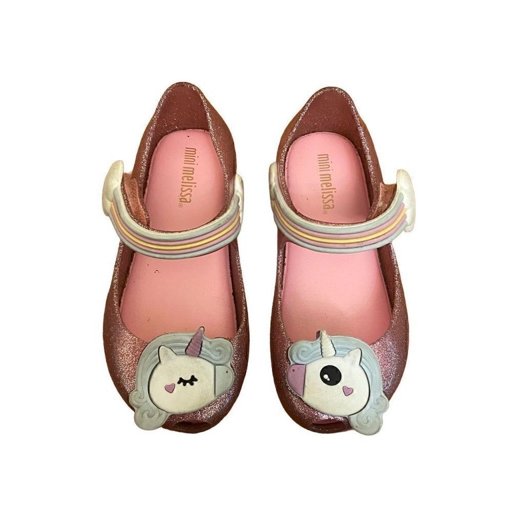 Mini Melissa Ultragirl Unicorn Water Resistant Mary Jane Toddler Size 8